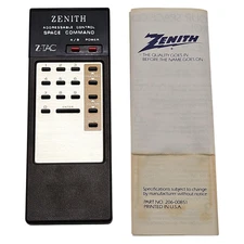 Zenith Z-TAC Addressable Control Space Command Remote Control With A/B