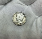 1929 P  Mercury Dime circulated 90% Silver  Very Fine VF Details T113