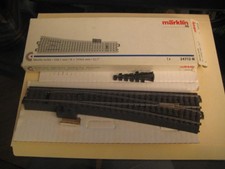 Marklin H0 24712 Right Hand Wide Radius turnout w/turnout curve frog in orig box