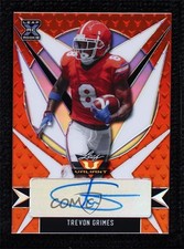 2021 Leaf Valiant Orange 39/50 Trevon Grimes #BA-TG1 Auto 0ed0