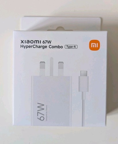 Genuine Xiaomi 67W HyperCharge Combo UK plug & USB-C Cable MDY-15-EU - 第 1/1 張圖片