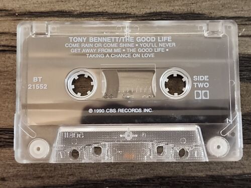 Vintage Tony Bennett The Good Life Cassette Tape 1990 CBS Records - Picture 4 of 4