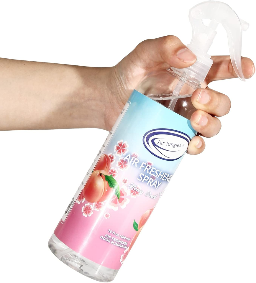 Air Freshener Spray for Car and Home 16 Fl Oz, Honey Peach Scent