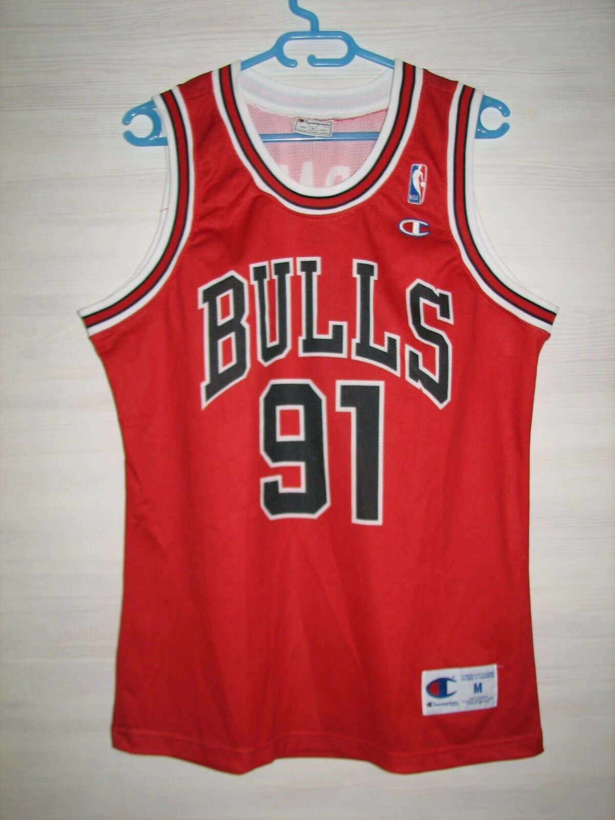 90s Dennis Rodman Chicago Bulls 91 Jersey - BIDSTITCH