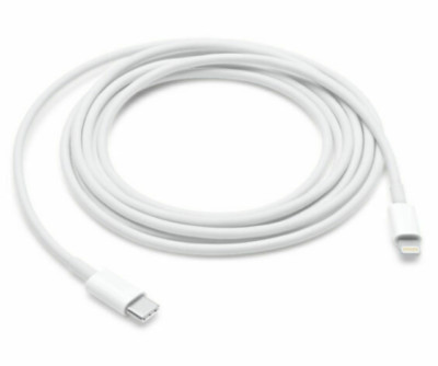 Apple USB-C to Lightning Cable - White, 2m 3ft