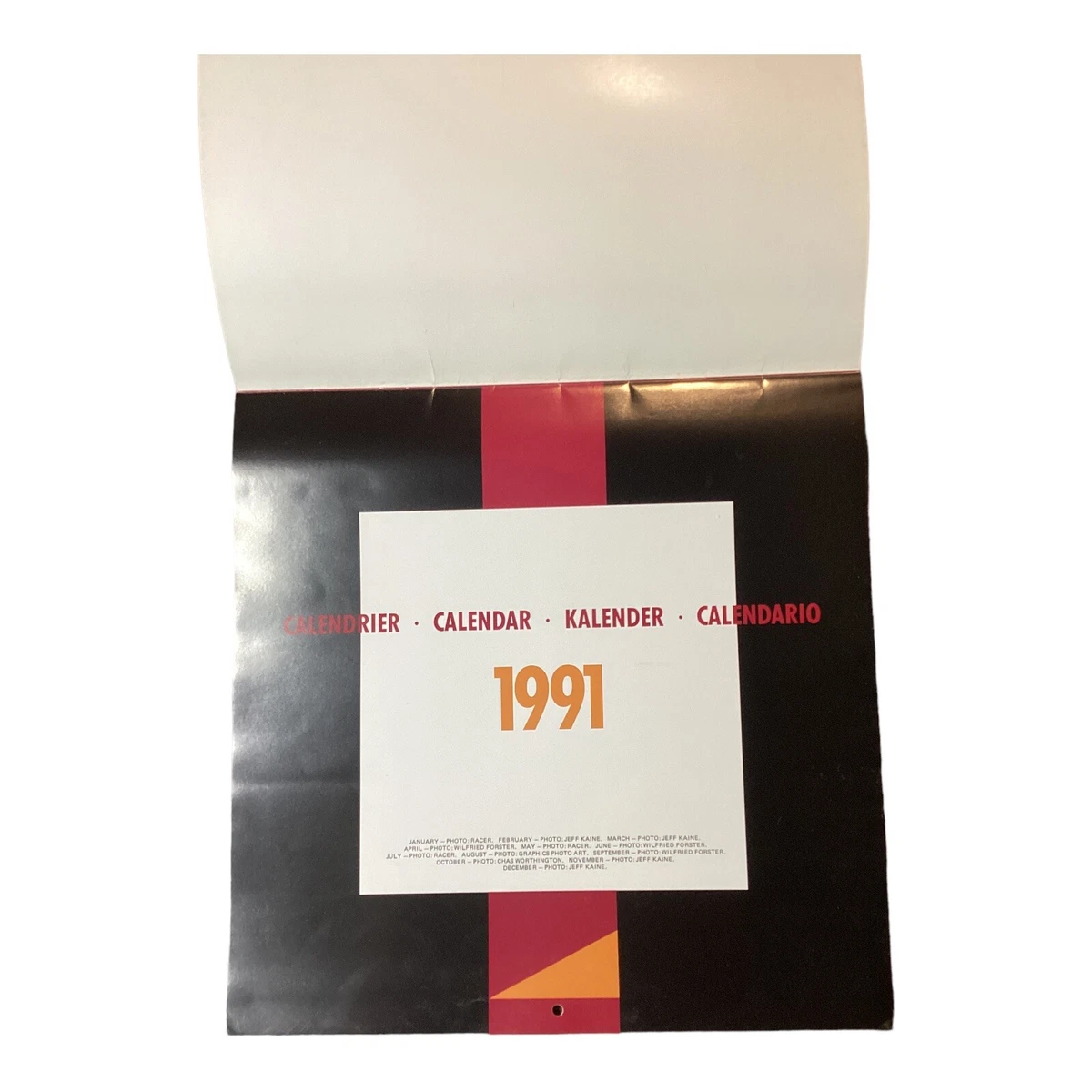 Scandecor 11.5X 11.5" HUNK CALENDAR 1991 Gay Interest Male Models | eBay