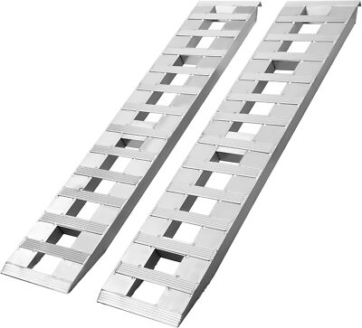 84'' x 14'' Aluminum Trailer Ramps Loading Ramps for Car ATV Truck 2X 6000LBS