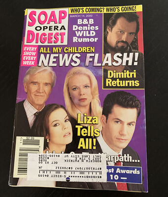 Soap Opera Digest March 14 , 2000 B&B Denies WILD Rumor