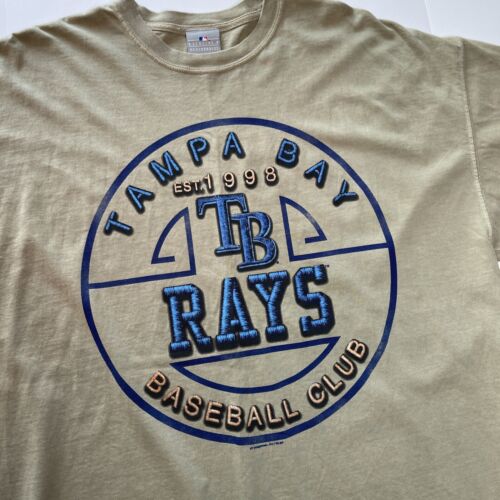 Vintage Y2K Tampa Bay Rays T-Shirt Size 2XL MLB Baseball - Picture 2 of 5