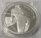 Sexy! Bathe With Me 1 Oz .999 Fine Silver Round Coin Bend Over For Me Sexy Lady