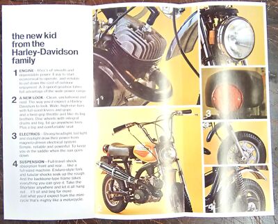 VTG Original 1972 Harley Davidson Shortster 65cc Mini Bike NOS AMF