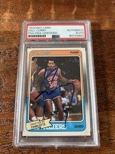 Dell Curry IP Signed Fleer Card Psa Dna Coa Slabbed Autographed Cavs