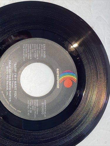 isaac hayes and david porter . Ain’t That Loving You/ Baby I’m A Want You. Vinyl - Picture 4 of 18