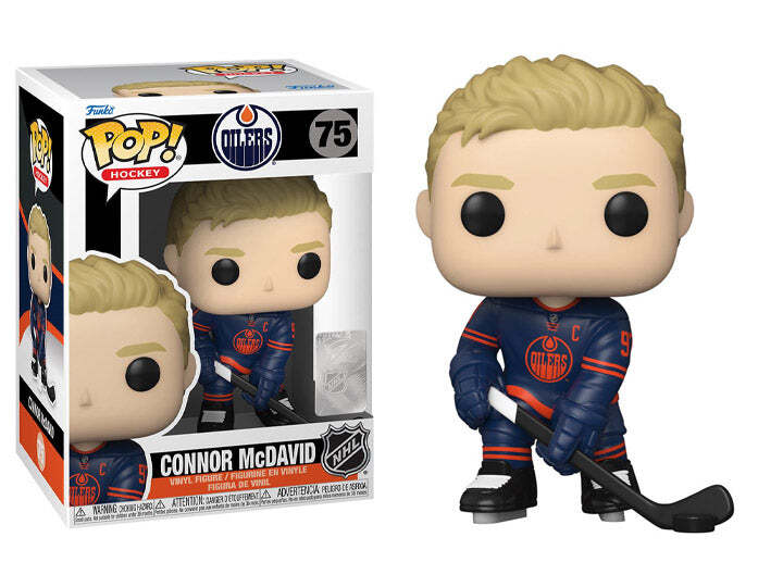 Engrasadores De La Nhl: ¡Connor Mcdavid (Tercer Uniforme) Funko Pop! Vinilo