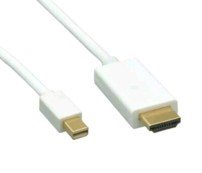 6ft Mini DisplayPort to HDMI Cable Mini DisplayPort Male to HDMI Male 10H1-62306