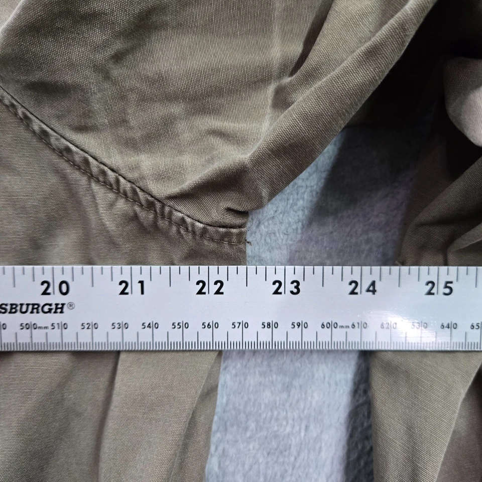 Torrid Women Jacket 1 Brown Military Full Zip Long Sleeve Cotton Polyester - Image 4 of 4