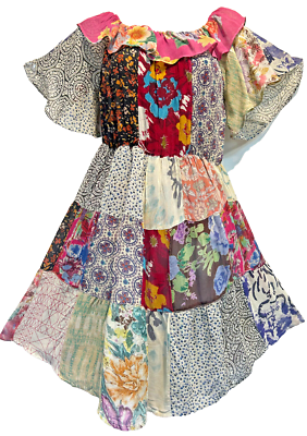hippy mini dress Boho Hippie Mini Dress Evelyn