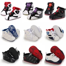 9PC Bundle Deal Baby Soft Sole Shoe Size 2 Ages  6-12 Months. Infant, Toddler.