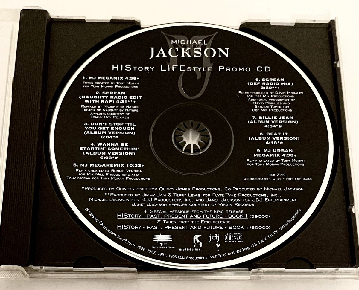 洋楽 HISTORY OF MICHAEL JACKSON Promo CD Michael Jackson, History Lifestyle, Single, Promo, Sampler