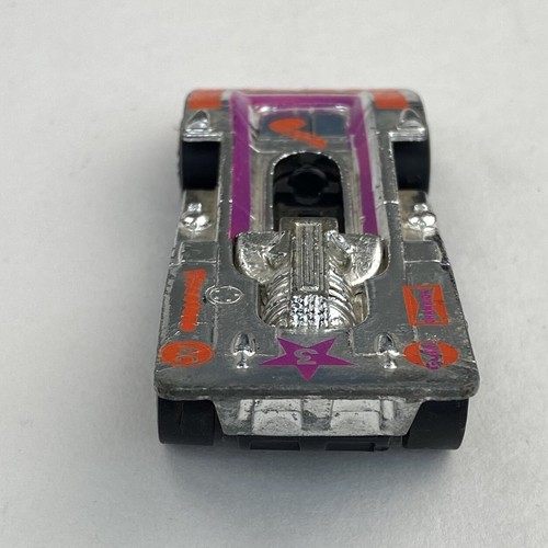 Rodillo de vapor Hot Wheels Redline 1976 súper cromados naranja magenta Hong Kong 1973 - Imagen 8 de 12