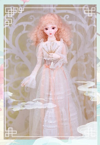 1/3 BJD Doll Girl 60cm Dolls + Eyes + Face Makeup +full Clothes Kids Dress DIY - Picture 6 of 7