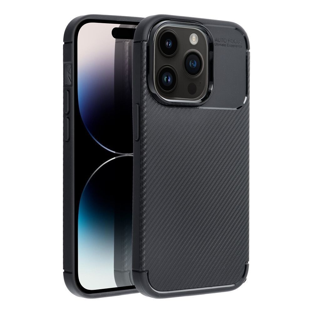 FÜR SAMSUNG GALAXY M14 5G - CARBON PREMIUM Back Case Etui Schutz 