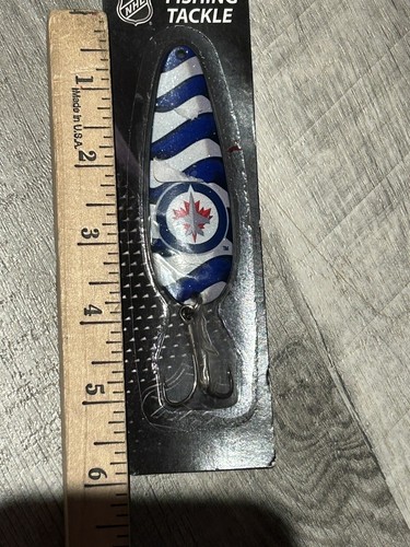 Winnipeg Jets Hockey NHL fishing lure spoon by Pelican - Picture 2 of 3