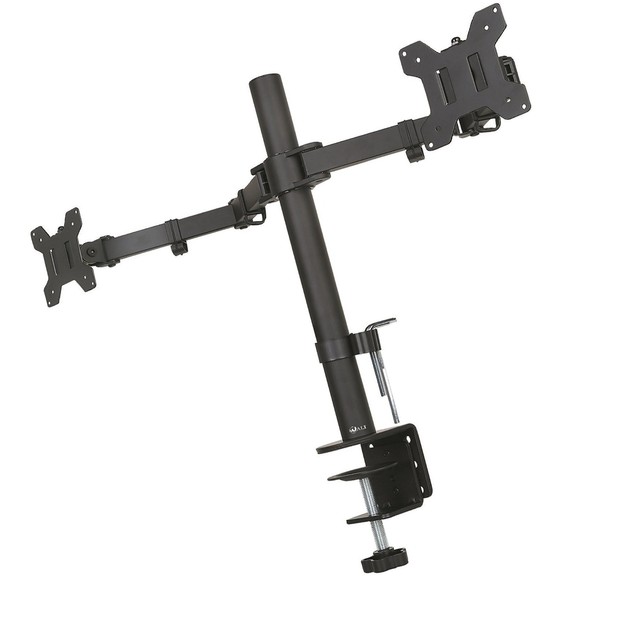 Wali Dual LCD Monitor Desk Mount Stand Fully Adjustable Fits Two
