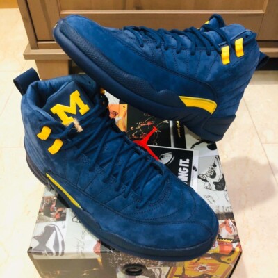 Air Jordan 12 Retro Michigan Men size 887231276578|