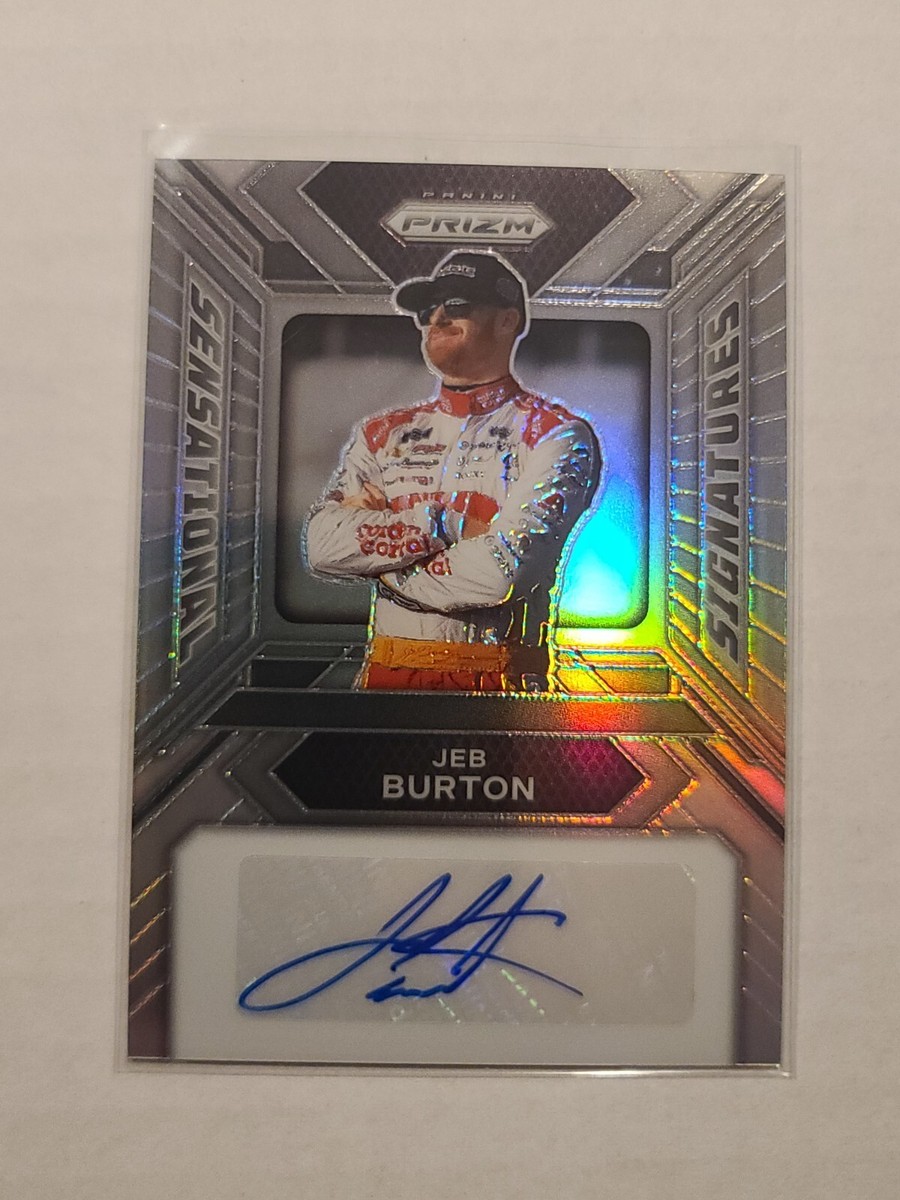 Burton T6　ジェイクバートン サイン入り 激レア! テリエモデル 2024 Prizm NASCAR Sensational Signatures Jeb Burton #SS-JBN