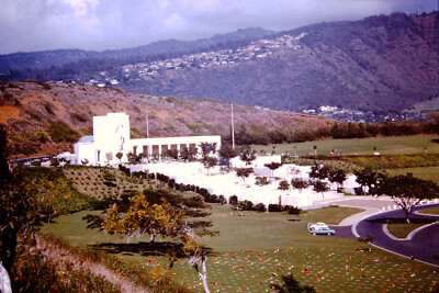 FEB 1963 National Memorial Cemetery of the Pacific Honolulu Hawaii Slide BA-F