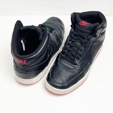 NIKE Court Vision Classic Black Mid Rise Sneakers CD5466-005, Size 13