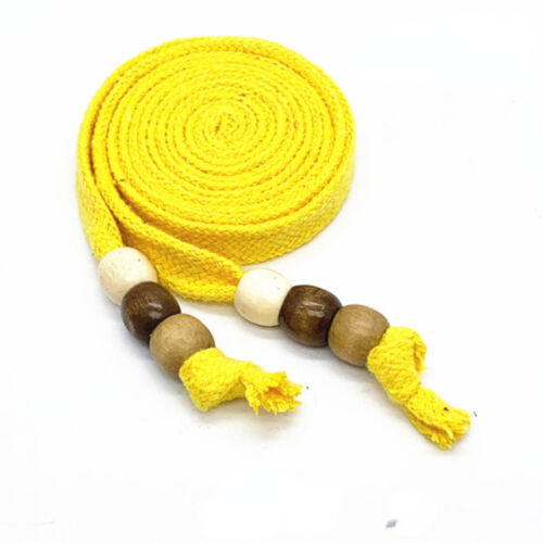 Wooden Beaded Cotton Drawstring Cord Replacement Rope for Hoodie Pants Rope Tape - Picture 40 of 42
