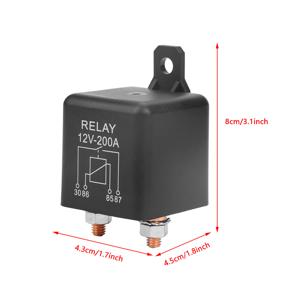 WM686 12V 4-Pin Start Relay Heavy Duty Car ON/OFF Switch Relay RL/180 ...