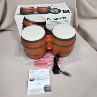 DK Bongos Nintendo Game Cube For Donkey Konga Games New Old Stock Open Box