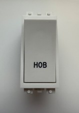 Tenby 2023 Grid switch 20A Double Pole Engraved HOB