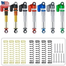 4PC Metal Threaded Shock Absorber 48mm For 1/24 Axial SCX24 90081 RC Car Crawler