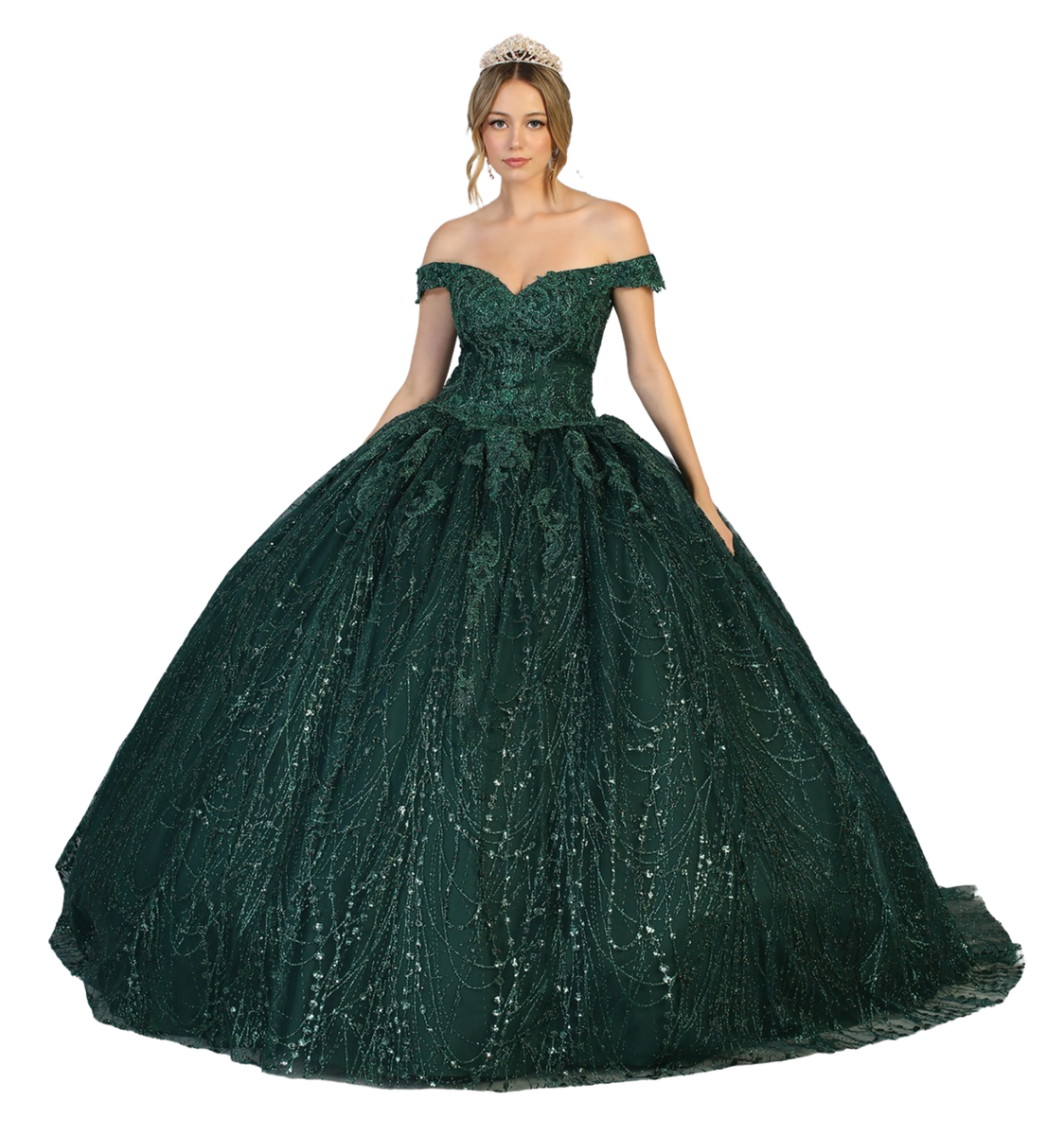 Layla K Corset Quinceanera Formal Ball Gown LK153 | Formal Dress Shops Black / 14