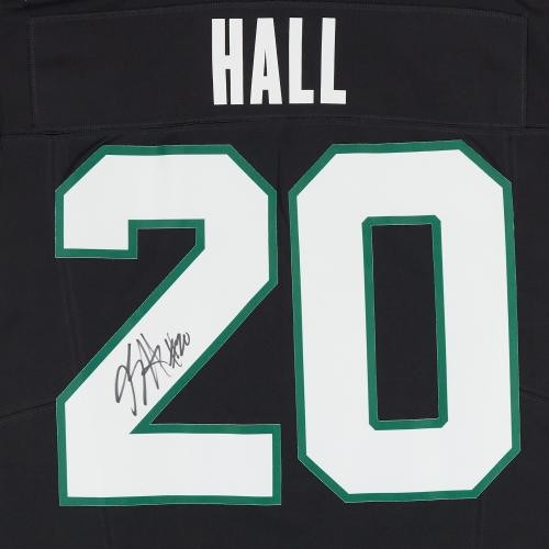Trikot Breece Hall New York Jets handsigniert Nike 2024 schwarz limitiert - Bild 5 von 5