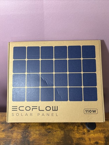 EcoFlow 110W Tragbares Solarpanel Kit IP68 Wasserdicht Faltbar mit Tragetasche