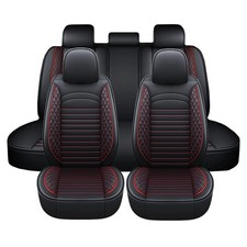 For Toyota Full Set Leather Seat Covers 5-seats Front Rear Cushion Protector Pad For Toyota Full Set Leather Seat Covers 5-seats Front Rear Cushion Protector Pad