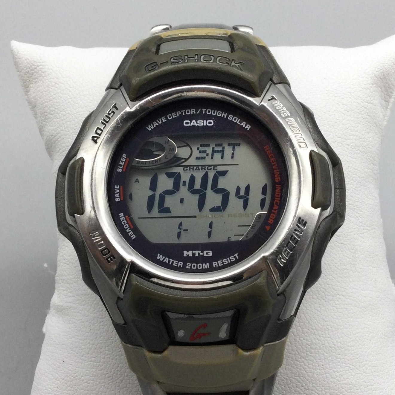Casio G-Shock 2638 MTG-900 Mens Watch 47mm Solar Atomic 200M Digital 8.25"