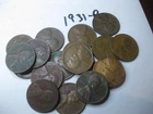 41- coins Semi-Keys 1930'S Lincoln cents low grades