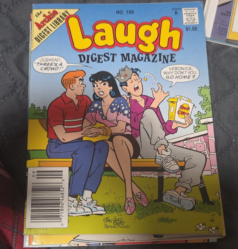 Laugh Digest Magazine No. 109 August 1991 Humor Comics English