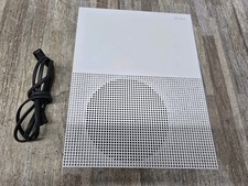 Xbox One S 500GB White Model 1681 Disc Edition Console Only Tested Free Shipping