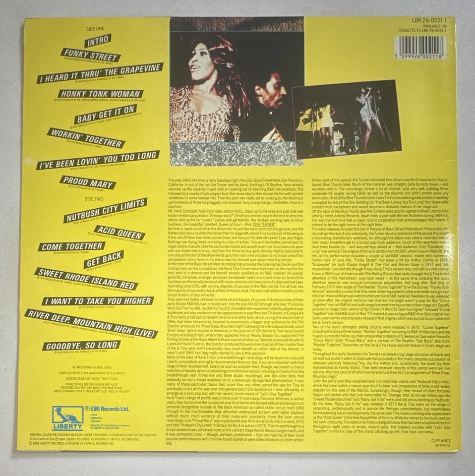 Ike & Tina Turner & The Ikettes Nice 'N' Rough Greatest Hits Vinyl LP  EX / EX - Image 3 of 4