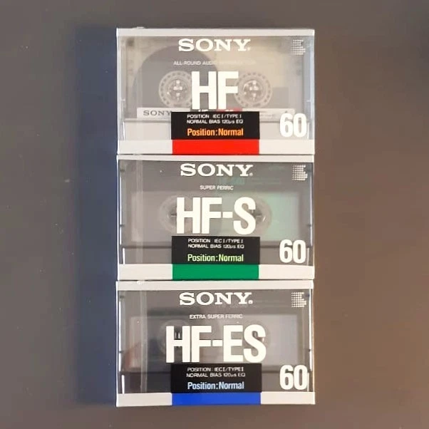 5 Cassettes Audio Vierges Sound Music SF 46 – Type I Ferro – Neuf Sous Blister