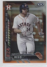 2016 Bowman Bowman Scouts' Top 100 Orange Refractor 13/25 AJ Reed #BTP-24 11pj