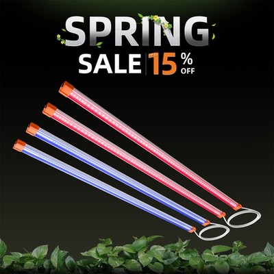 Spider Farmer UV IR LED Grow Light supplement Bars for Hydroponics Indoor Plants