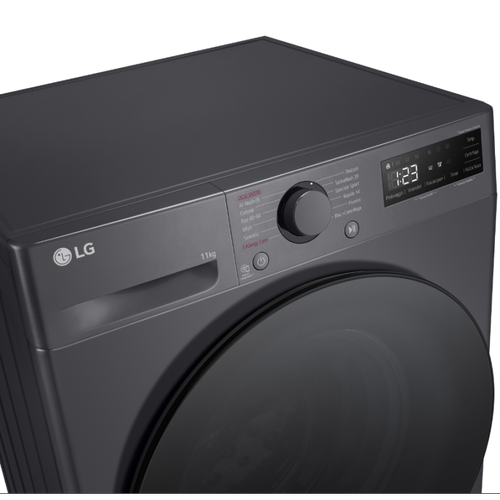 LG  F4R5011TSMB LAVATRICE  11 KG 1400 GIRI INVERTER AI DD VAPORE CL. A  NERO  - Foto 6 di 11